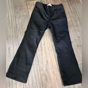 Madewell Mid Rise Kick Out Jeans Black - New never worn without Tags